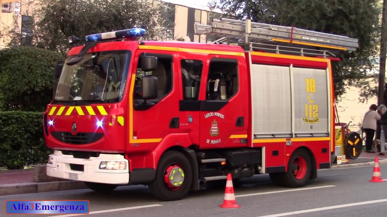 Monaco, Fuga di Gas. Intervento Sapeurs-Pompiers - 27 11 2018