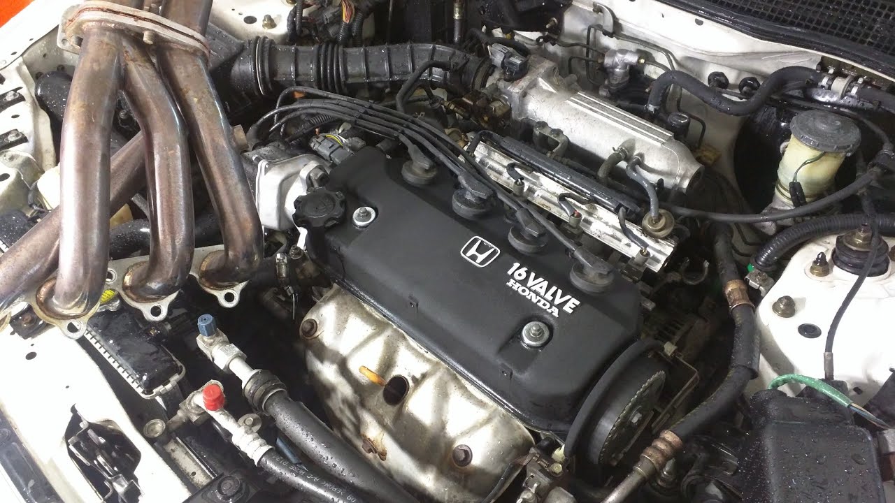 Honda D Series Header Install