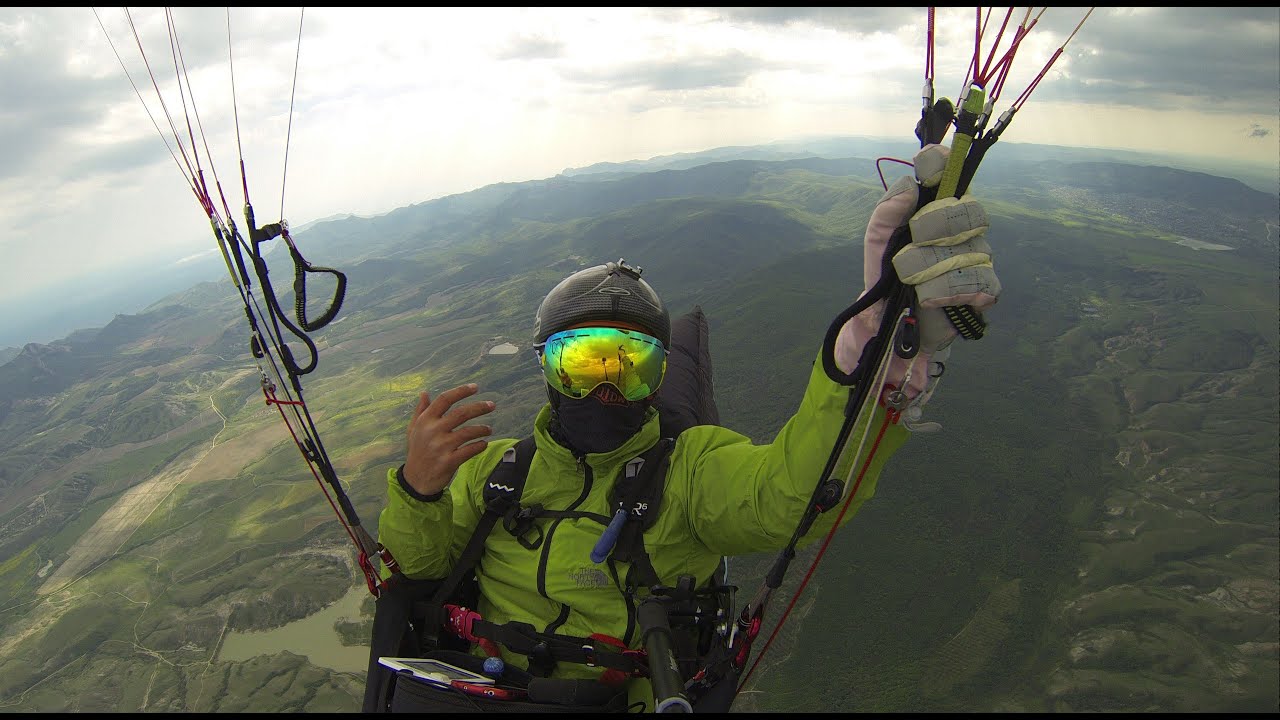 IcePeak 7 Niviuk . Полет на параплане Симферополь - Коктебель 90 км. Крым