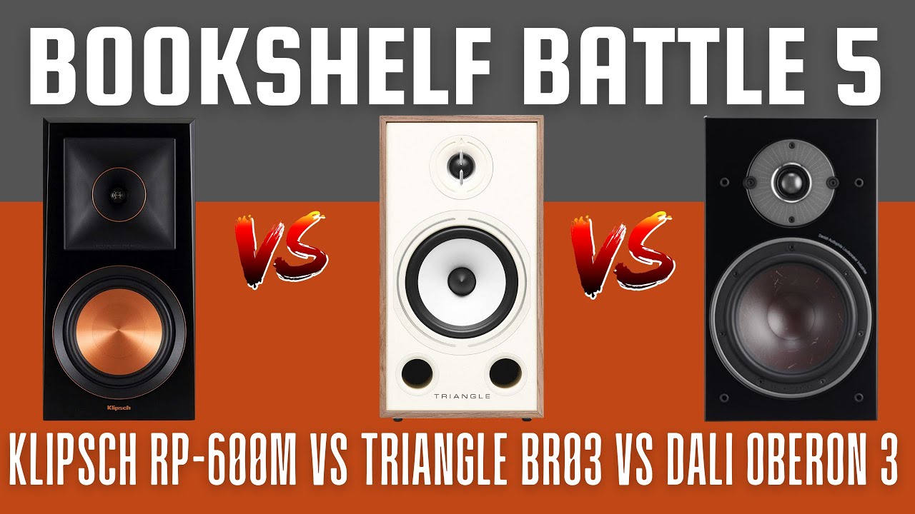 Сравнение лучших полочных колонок Klipsch RP-600m, Triangle BR03 и Dali Oberon 3 — Battle 5