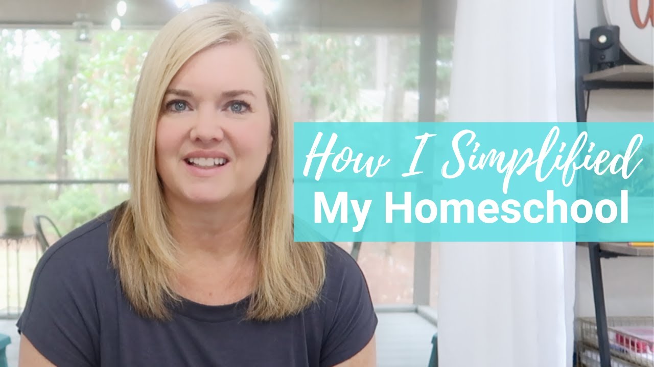 Simplify Homeschool | How to Create a Simple Homeschool | Homeschool Mom Tips | Our Blessed Life