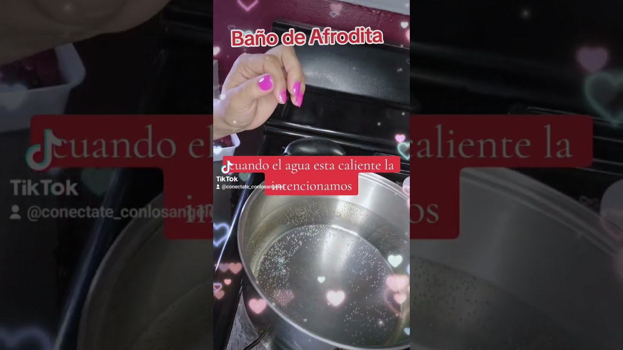 Ritual Baño de Afrodita con este baño potencializaras tu poder femenino 👸