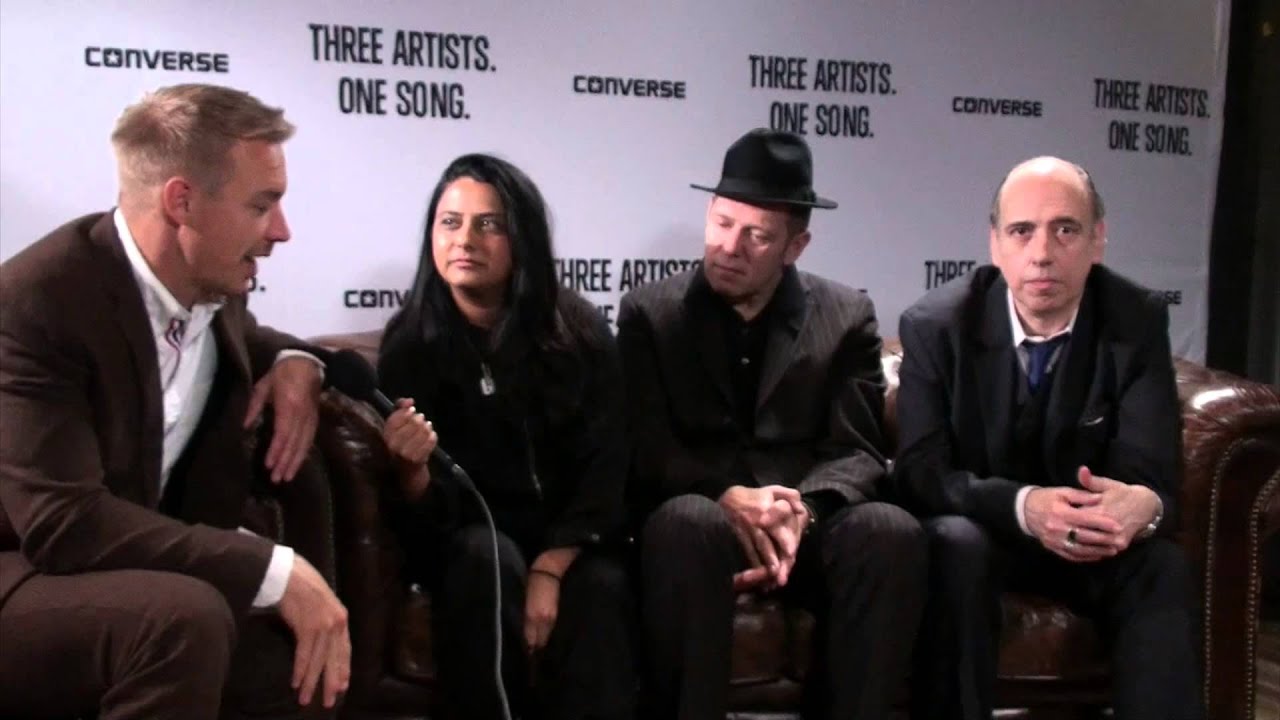 Diplo talks "Paper Planes" with Paul Simonon & Mick Jones of The Clash