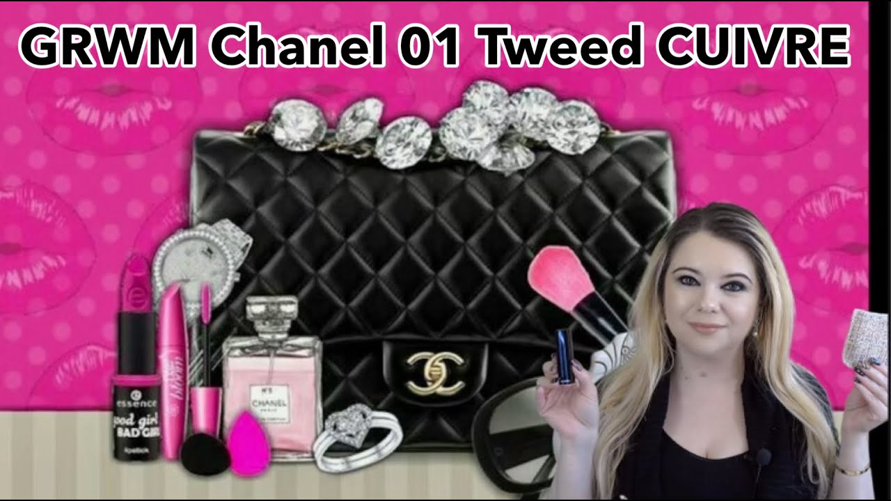 GRWM Chanel FALL 2022! Eyeshadow/New Mascara/Nude Lipstick/MAKEUP/BEAUTY/TWEED 01 CUIVRE