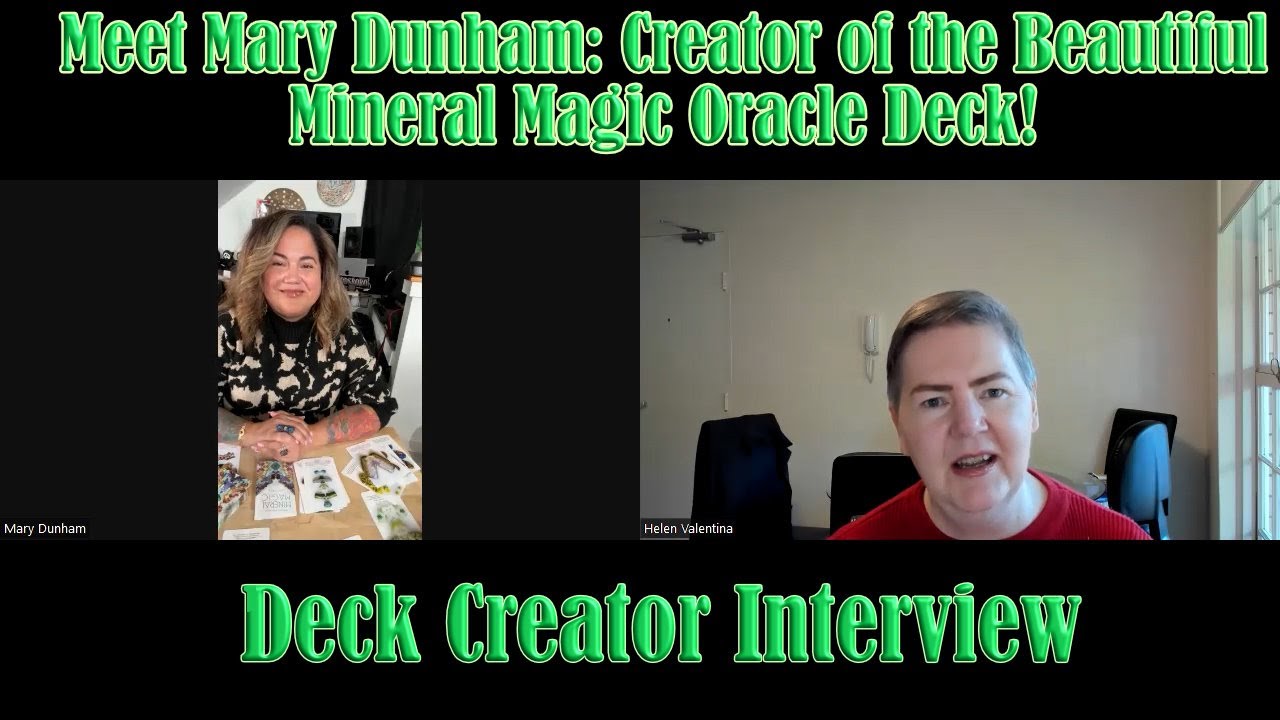 MINERAL MAGIC ORACLE DECK - CREATOR INTERVIEW! MEET MARY DUNHAM AND LEARN ABOUT THE DECK!