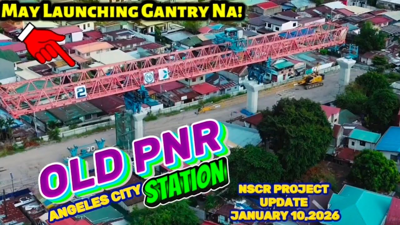 Launching Gantry transferred to the Old PNR Station | NSCR Project Update 
