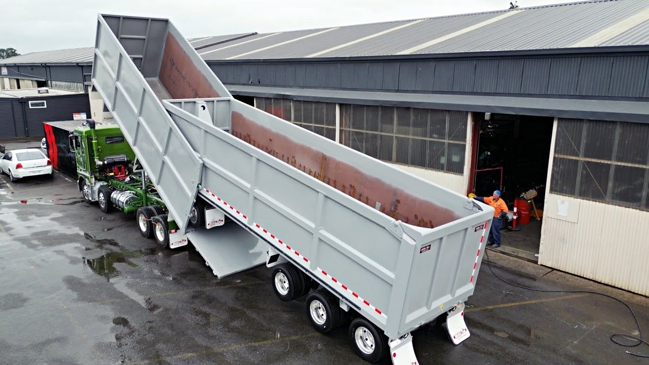 Водители грузовиков не могут поверить в этот невероятный грузовик - Самые гениальные изобретения