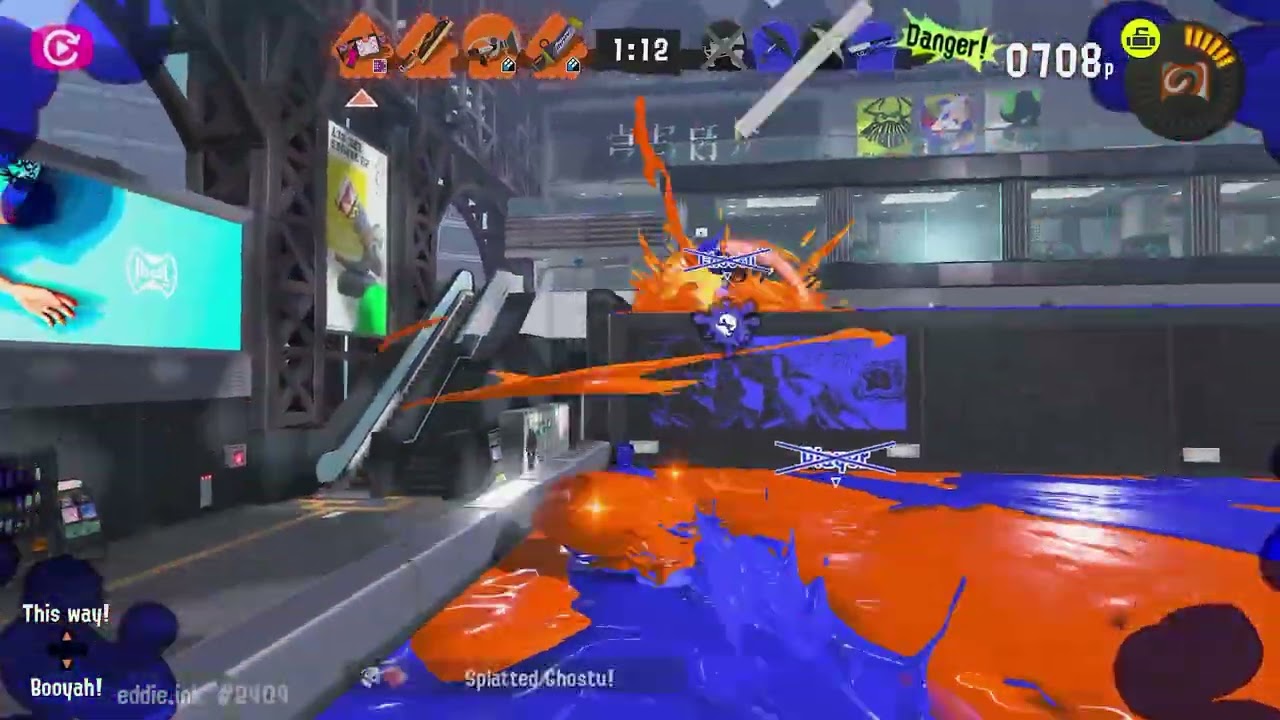 Turf War 6 Wipeouts ✨ 3 Aura Teammates ✨ | eddie.ink | Splatoon 3