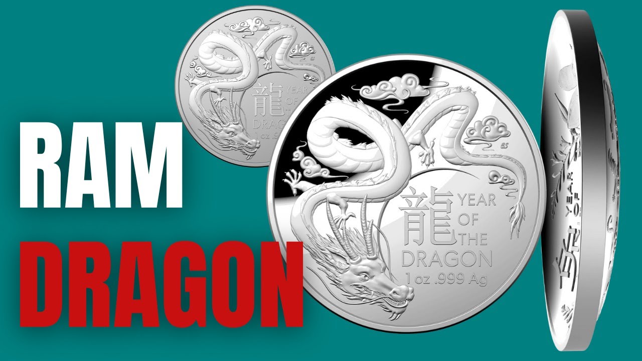 Lunar Silver Dragon Domed Proof and Bullion Coins from the Royal Australian Mint
