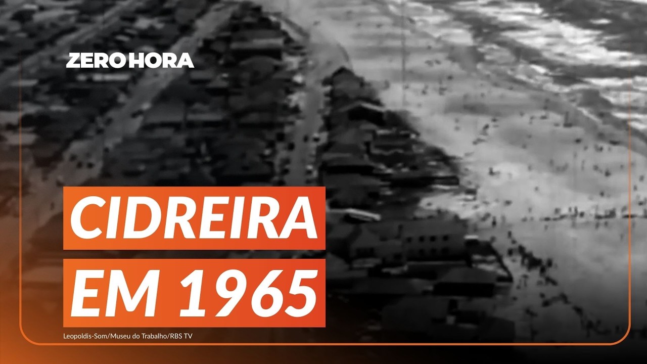 VÍDEO: veja como era a praia de Cidreira no verão de 1965 | Zero Hora
