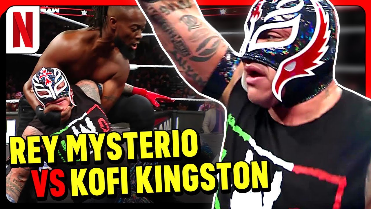 ESSE CHUTE FOI PESSOAL 🤯🩸 Rey Mysterio vs. Kofi Kingston | Oficial | WWE RAW | Netflix Brasil