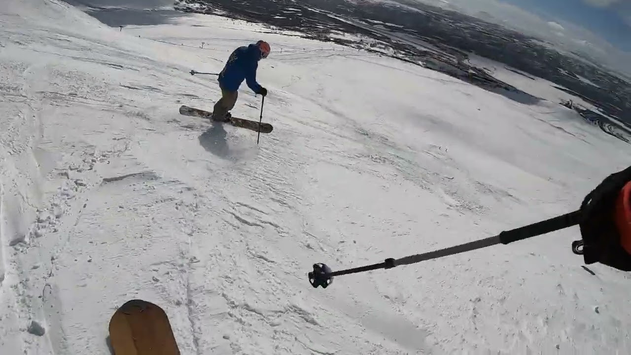Monoski i Hemavan-Tärnaby