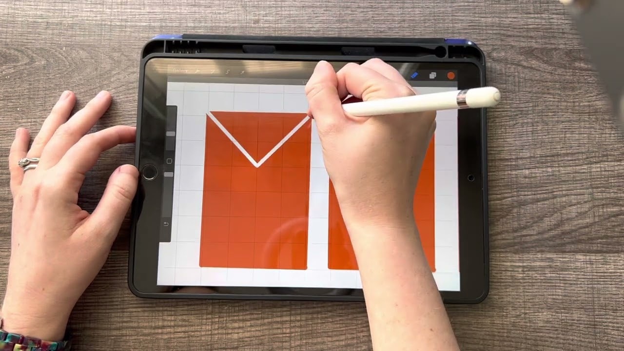 How to Create Easy Block Letter Style in Procreate