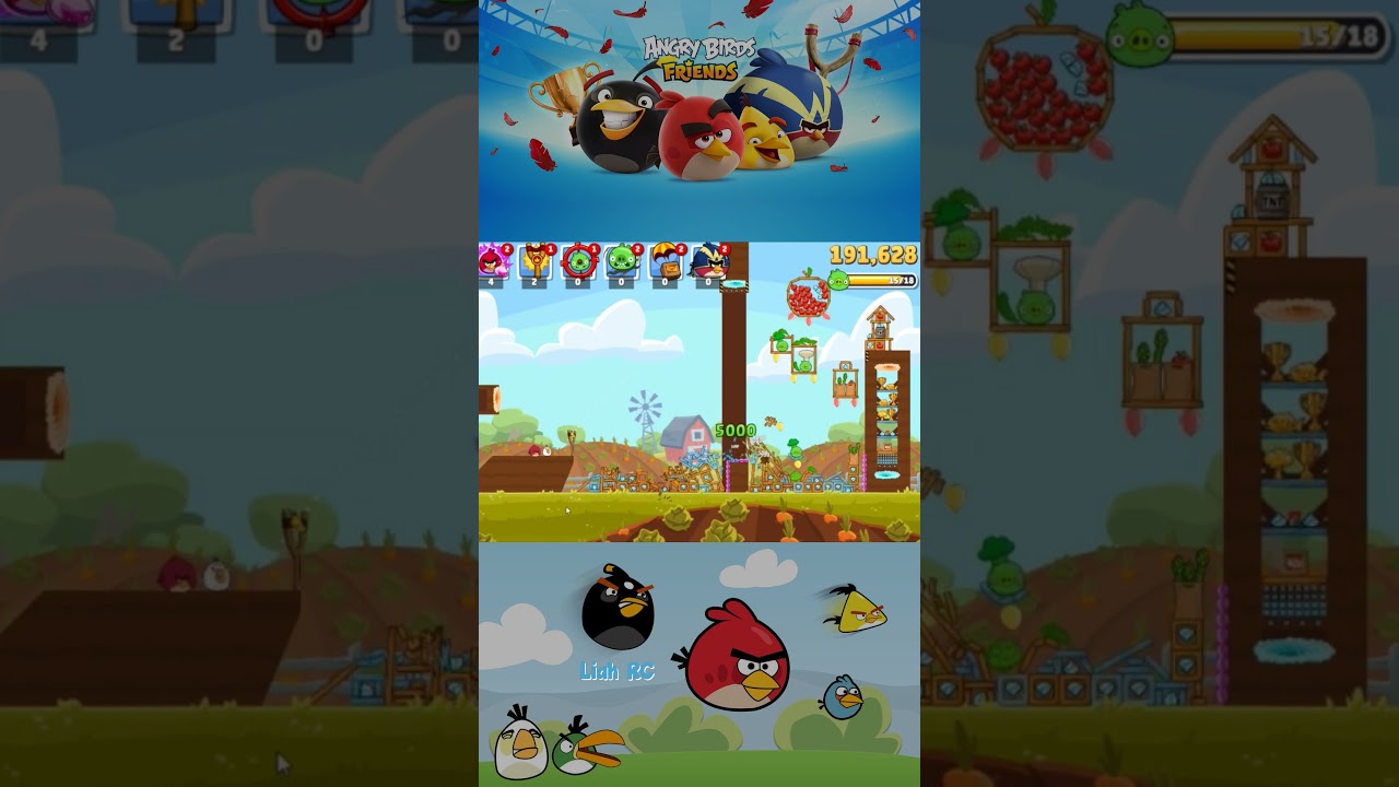Angry Birds Friends | Liah RC #shorts
