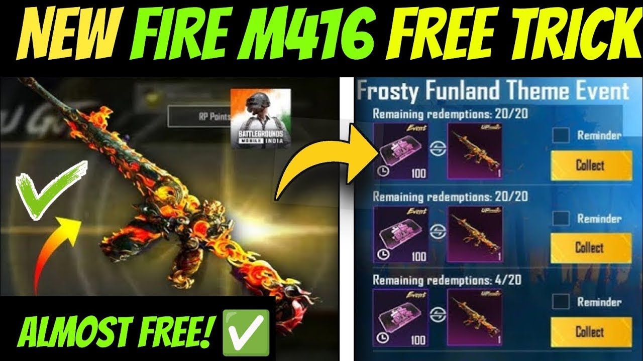 Trick Get Ultimate M416 Skin In 800 Uc 😲| How To M416 Skin In Bgmi