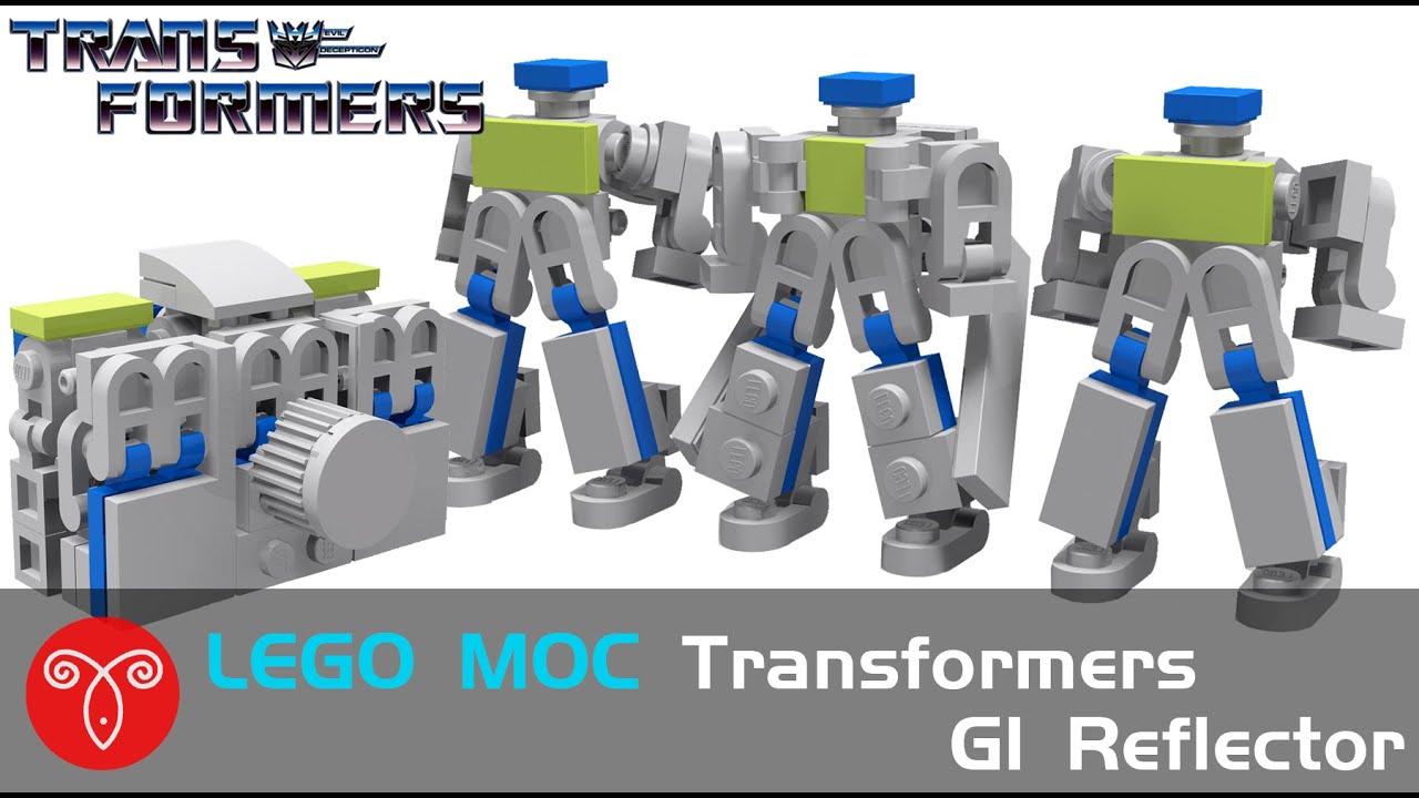 Инструкция по сборке мини-робота Lego Transformers G1 Reflector MOC