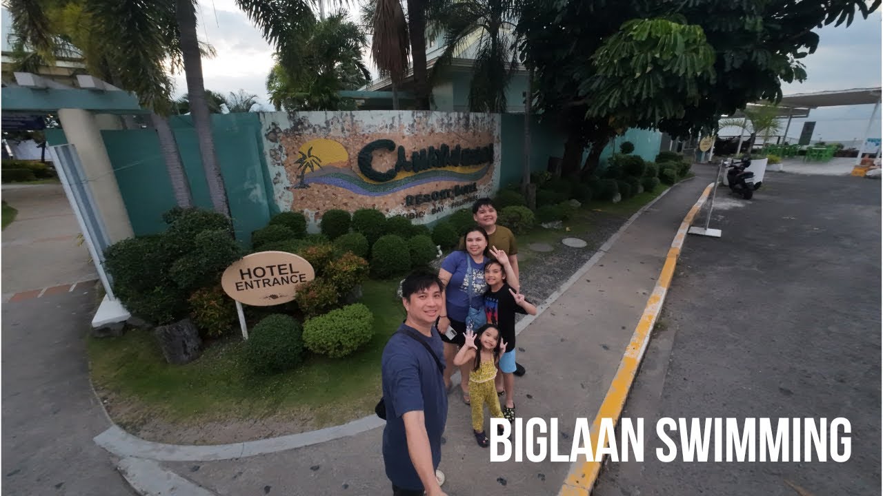 Swimming at Camayan Resort in Subic Zambales