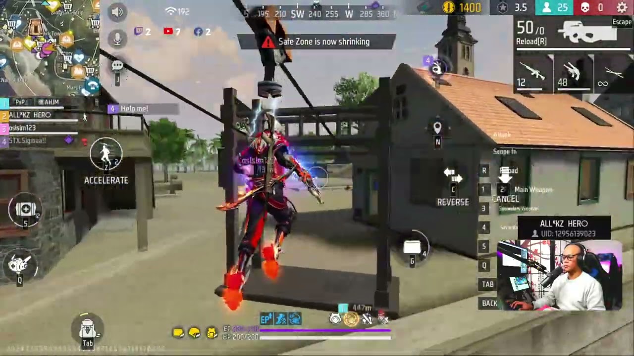 Bot Level 12 vs My Main Level 56 😳 Big Difference! (Part 5/8)