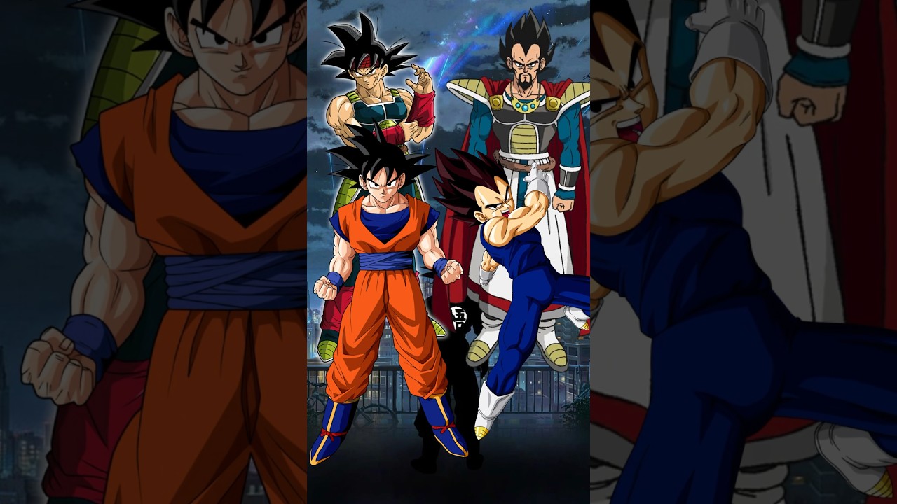 Goku And Bardock Vs Vegeta And King Vegeta