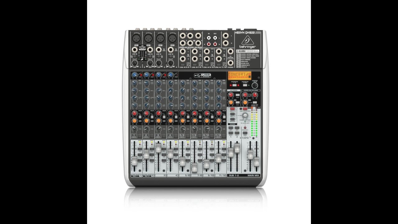 Behringer XENYX X1204USB  một mixer chưa tới 5 triệu , sẽ làm bạn bất ngờ với chất lượng