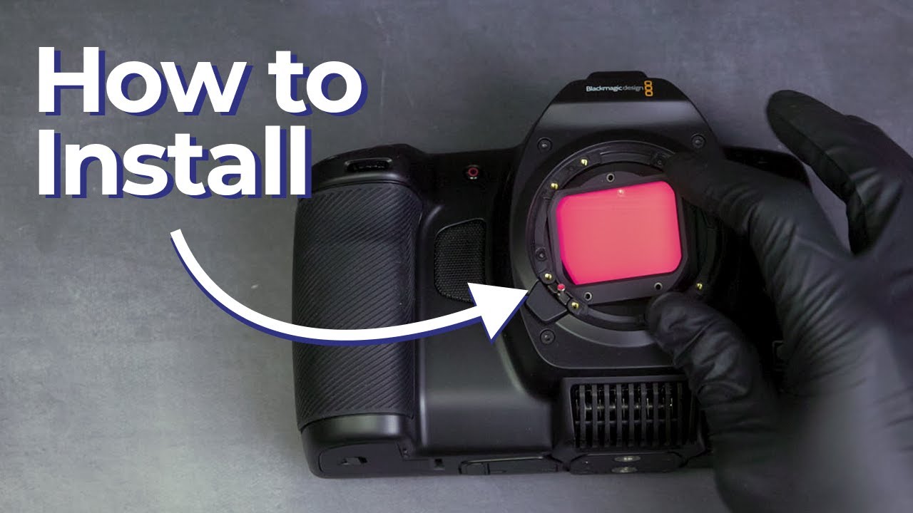 How To Replace BMCC6K UV/IR Cut Filter To Shoot Full Spectrum Infrared