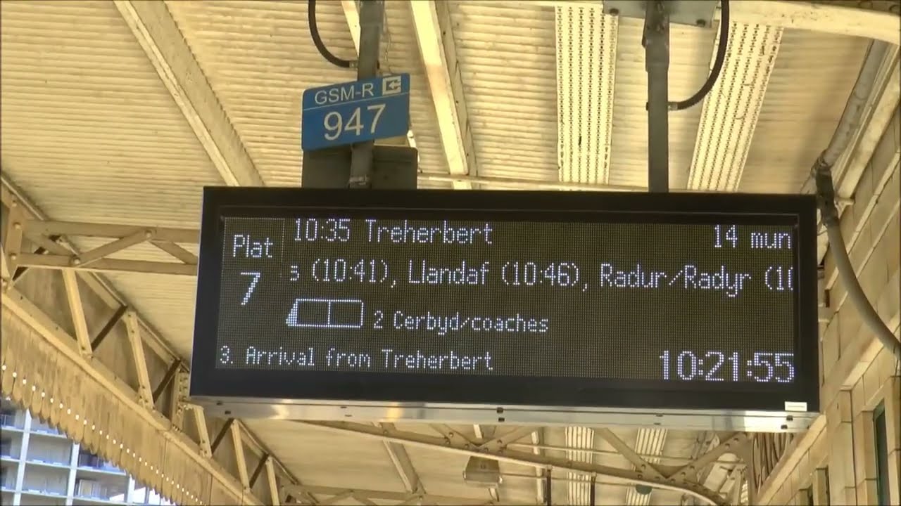Rails in Wales. Treherbert line reopens. All stations and window views.