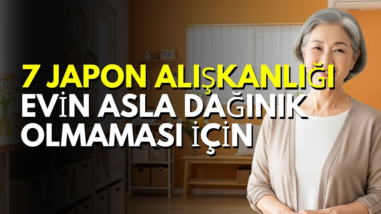 EVİN ASLA DAĞINIK OLMAMASI İÇİN 7 JAPON ALIŞKANLIĞI