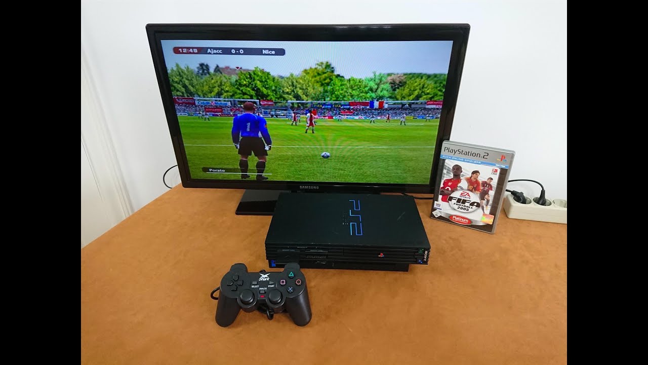 Игровая приставка Sony Playstation 2 (SCPH-30004, sn C0565220)