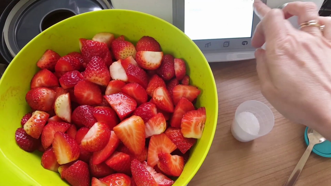 Thermomix / Erdbeerkonfitüre. Термомикс / повидло из виктории.😉