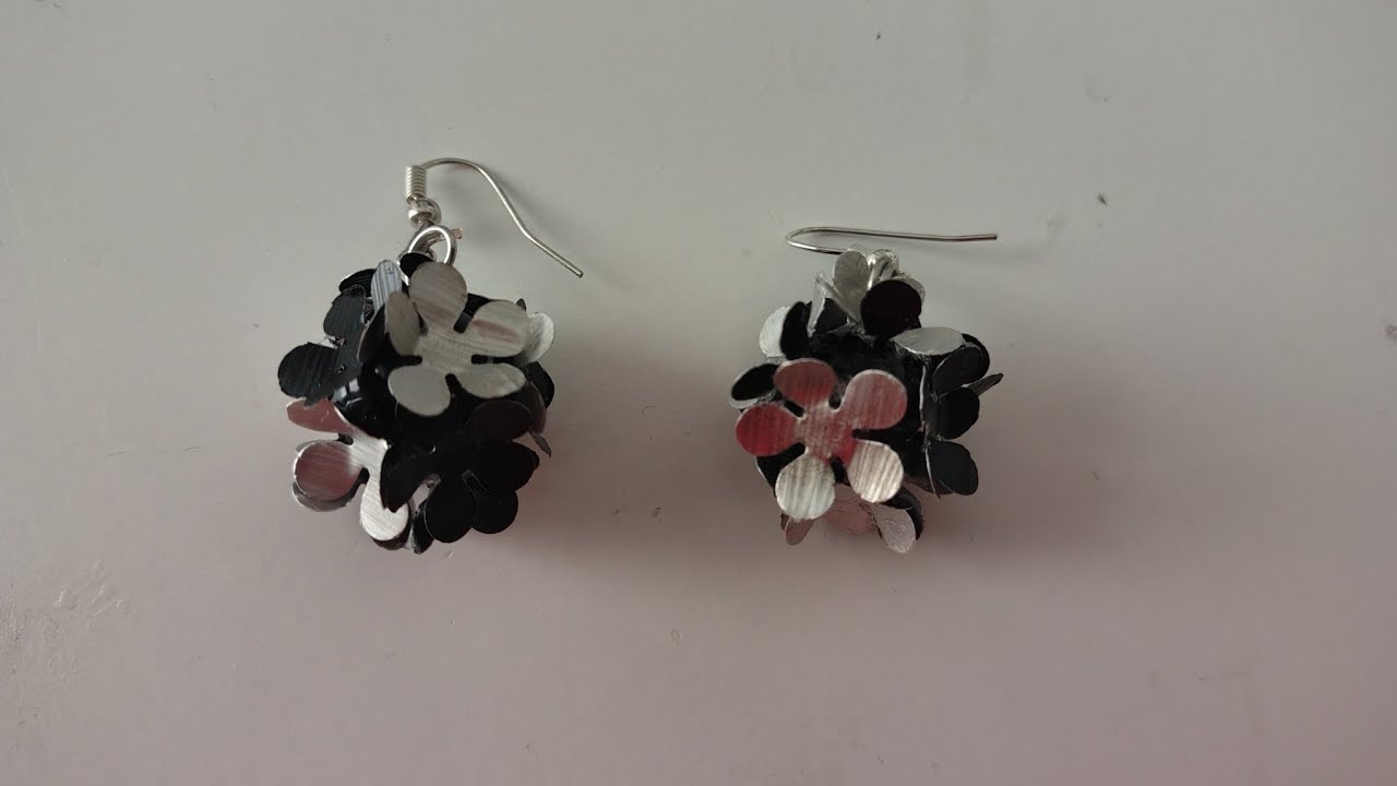 Orecchini fiorati con capsule Nespresso