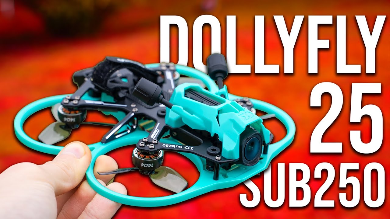 Мощный 2,5-дюймовый FPV-дрон Cinewhoop! Sub250 Dollyfly25 V2