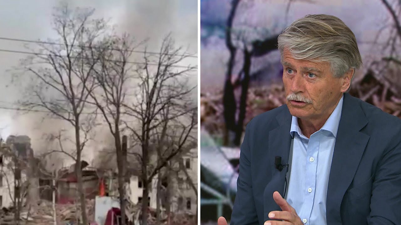 Ryskt flyganfall mot teater i Mariupol – flera hundra i byggnaden  | TV4Nyheterna | TV4 & TV4 Play