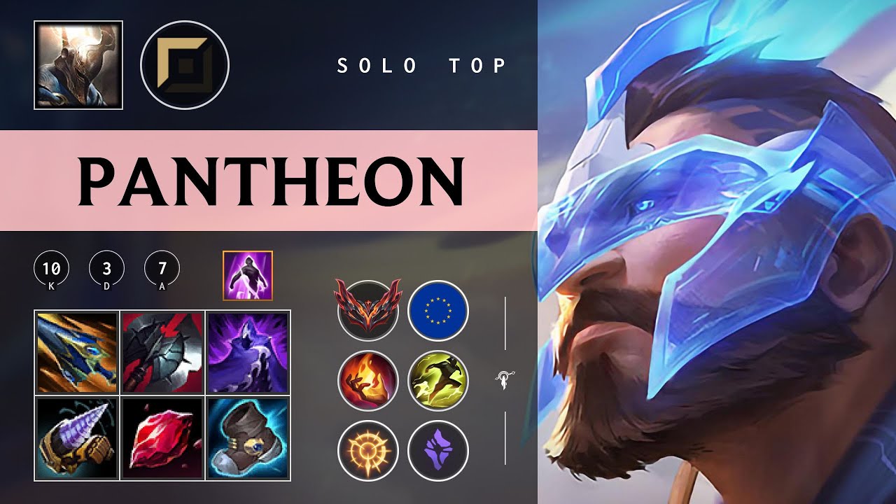 Pantheon Top vs Malphite - EUW Grandmaster Patch 26.02