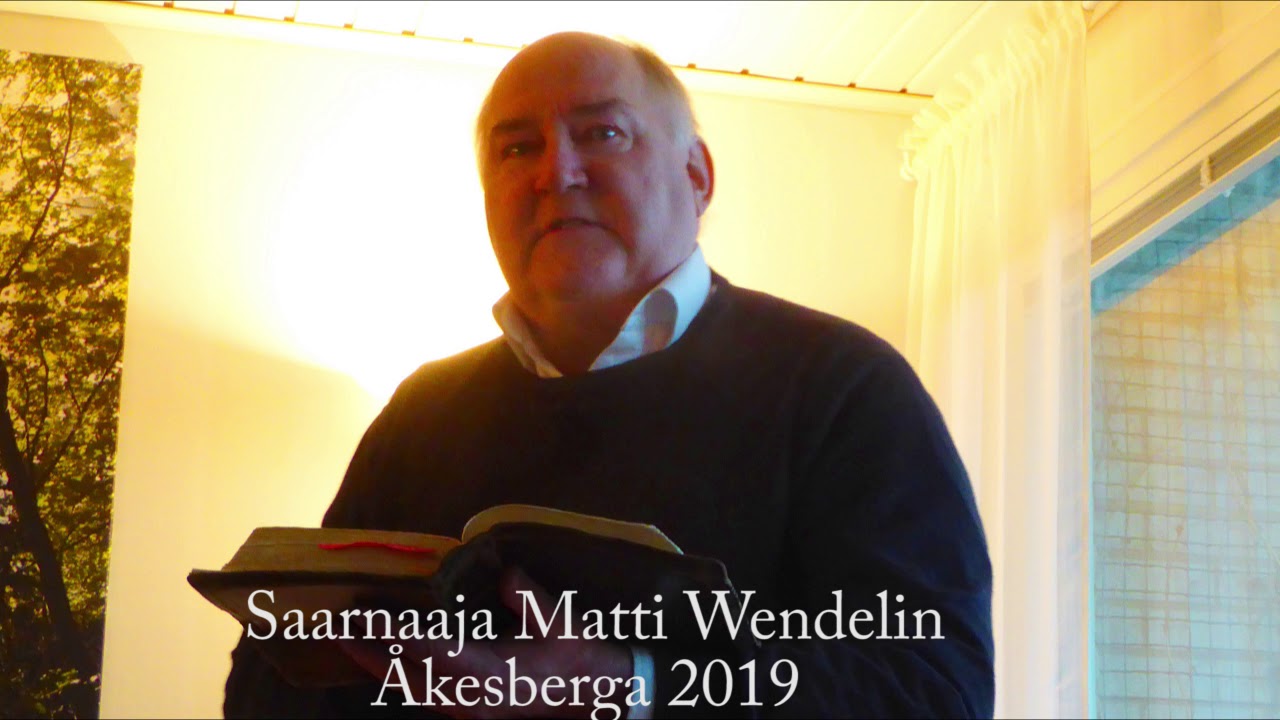 Parantuminen uskon kautta Jeesuksen ihmeenä sinulle.  Saarna: Matti Wendelin 2019 Åkersberga