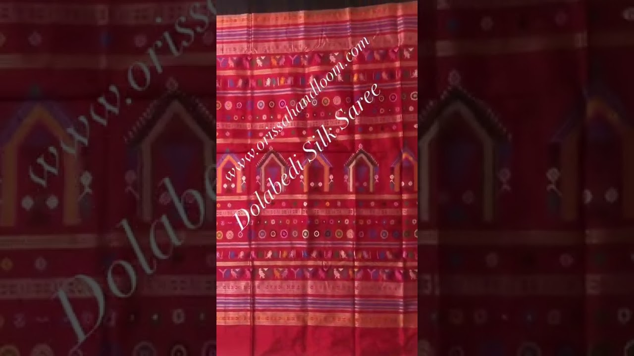 Odisha handloom Dolabedi Silk Saree #odisha #odishahandloom #trending