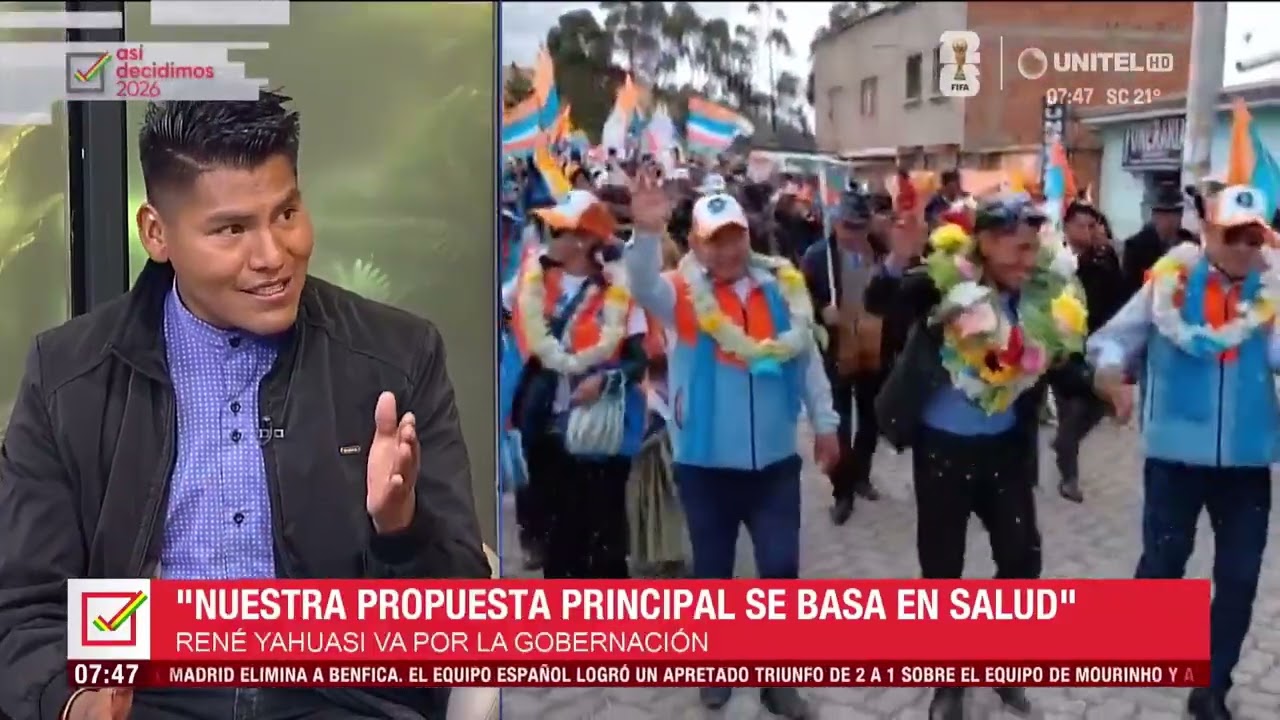 René Yahuasi postula a la Gobernación de La Paz para construir un nuevo Hospital de Clínicas