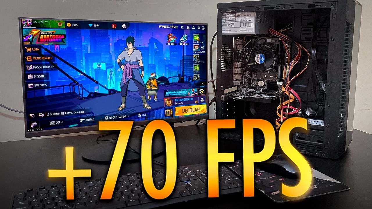 COMO EU RODO FREE FIRE NO MEU I3 3° GERAÇÃO SEM PLACA DE VIDEO | EMULADOR FREE FIRE PC FRACO...