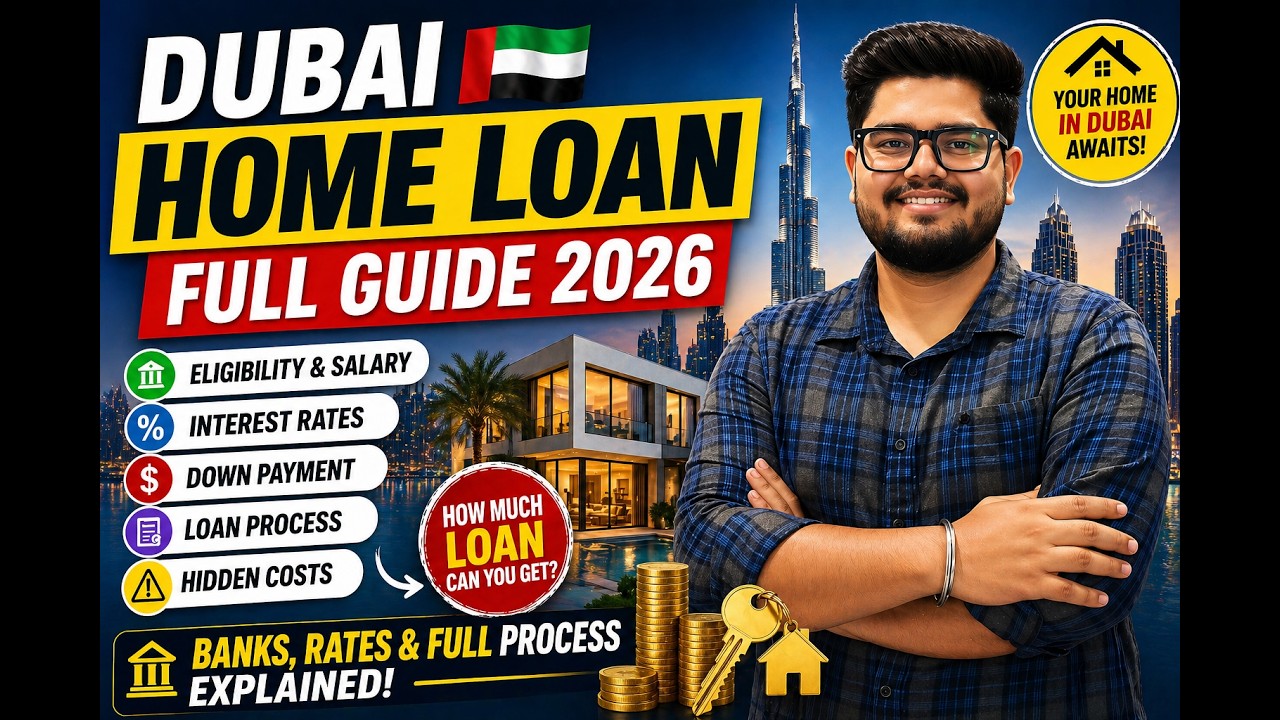Dubai Mein Home Loan Kaise Le? 🏡 Full Guide 2026 | Interest, Down Payment & Eligibility