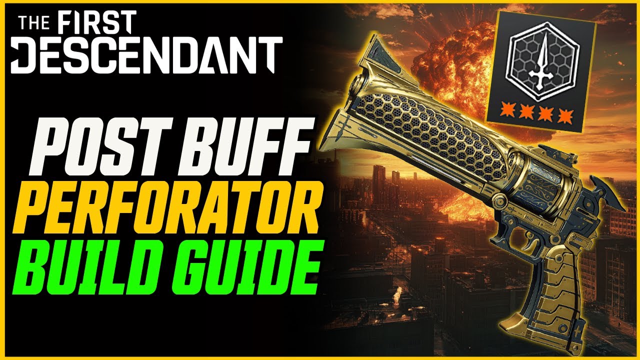 New BEST Pistol! Post Buff Perforator Build Guide! // The First Descendant