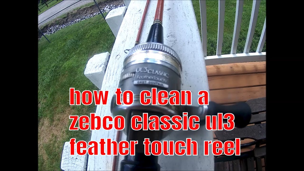 как чистить рыболовную катушку ZEBCO classic ul3 feather touch