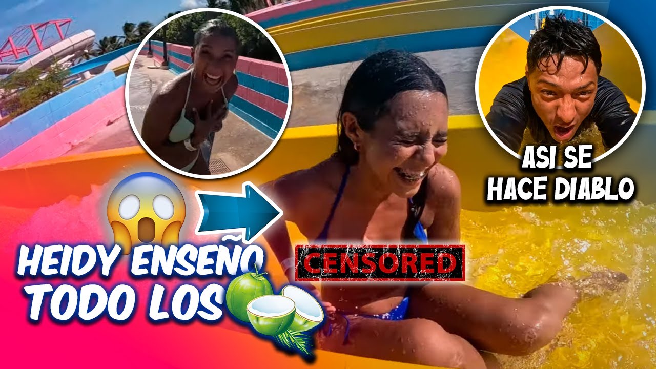 Los momentos vergonzosos no dejan de pasar ahora fue HEIDY quien terminó enseñando hasta demás.😱