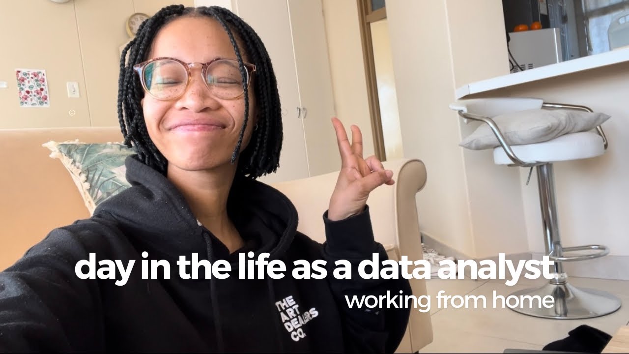 day in the life with me as a data analyst | working from home