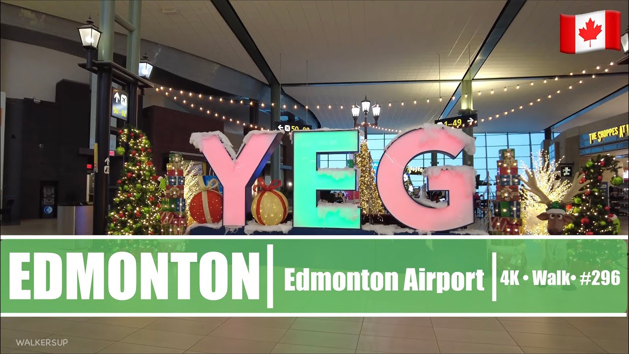 The Gateway to Alberta: Exploring the Quiet Halls of Edmonton Airport (YEG) | 4K #298