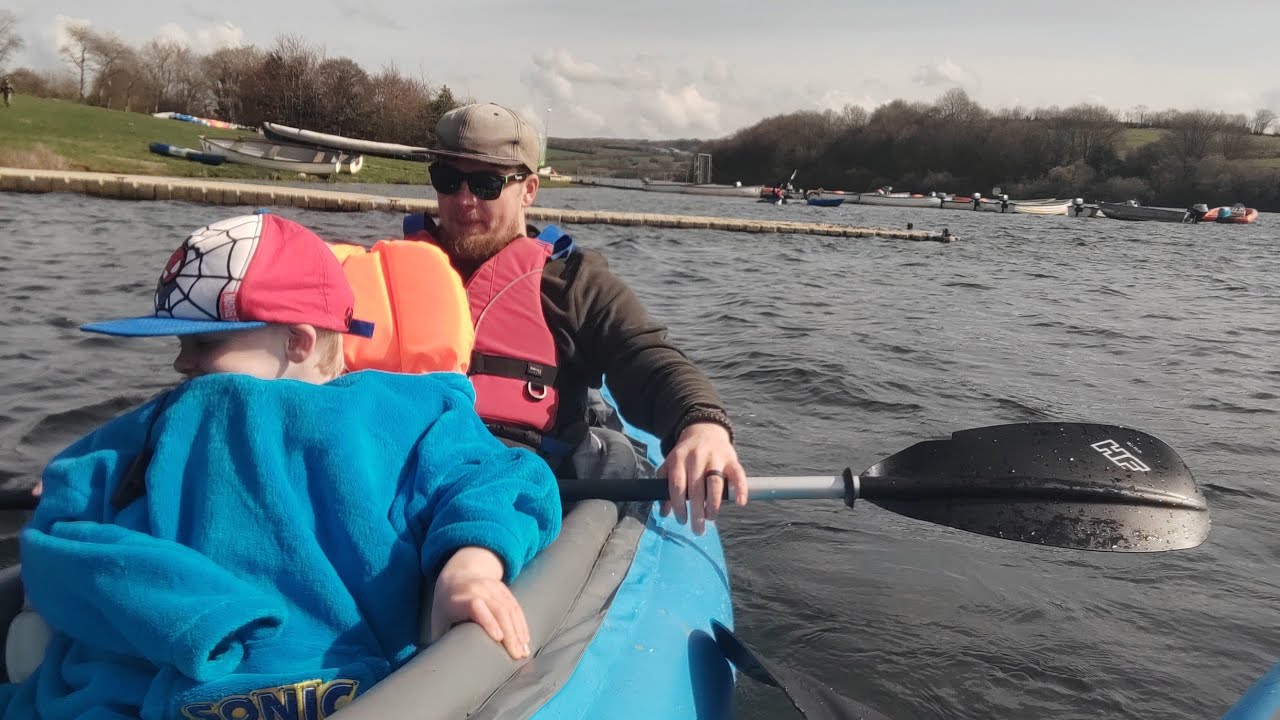 Family kayaking trip! 🛶Beautiful day out to Wimbleball lake!