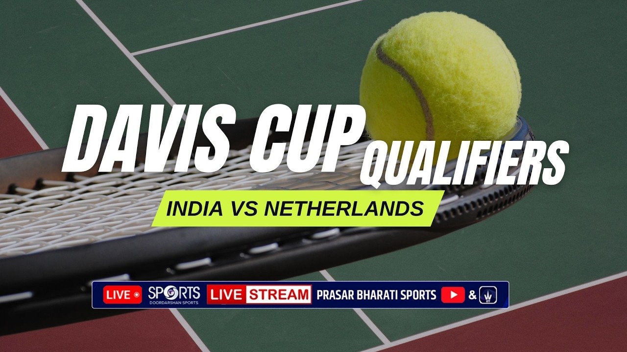 LIVE - India vs Netherlands | Davis Cup 2026 Qualifiers 1st Round, Bengaluru | Doordarshan Sports