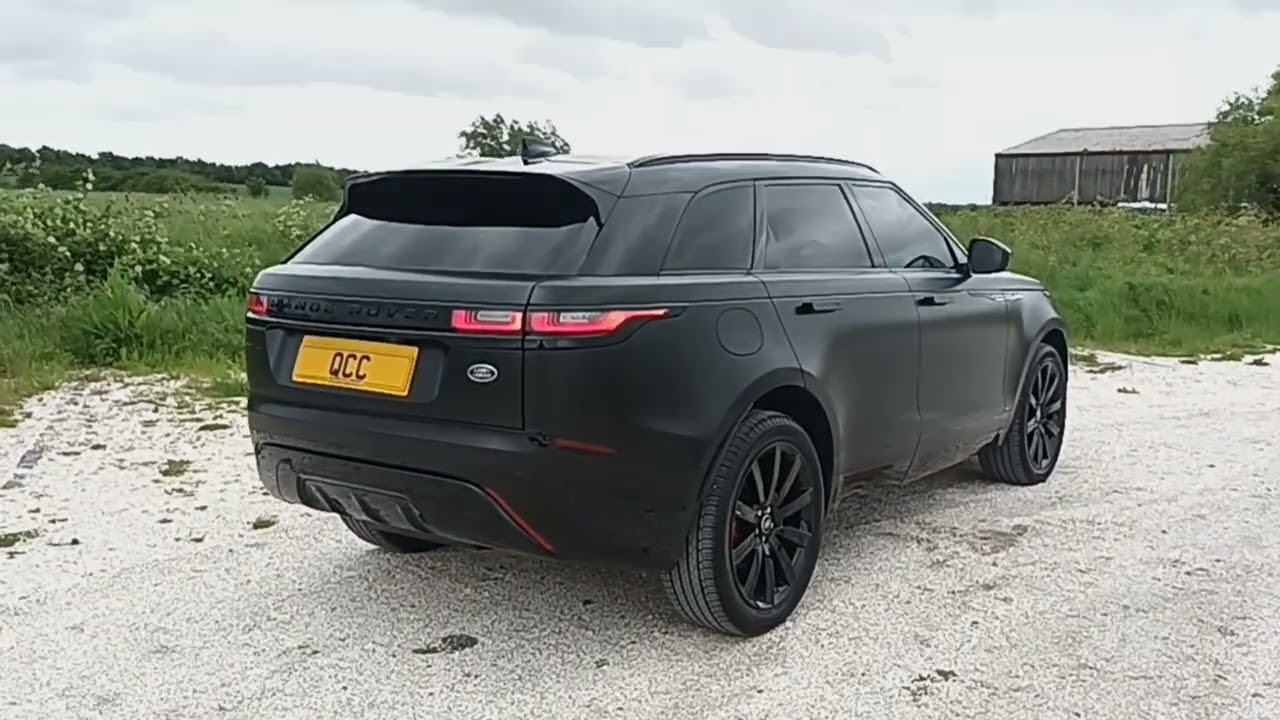 Virtual Tour of a Matte Black Range Rover Velar R Dynamic Se (Black Edition) 😍.