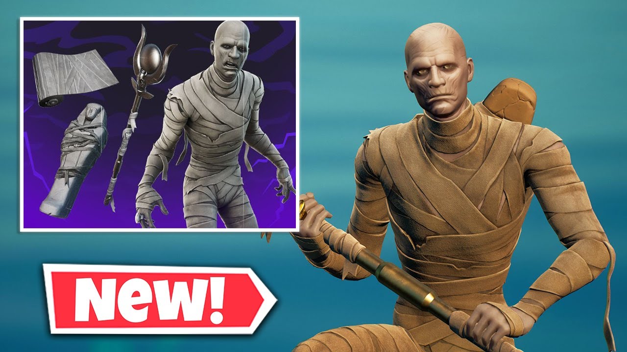 NEW MUMMY Skin Gameplay in Fortnite!