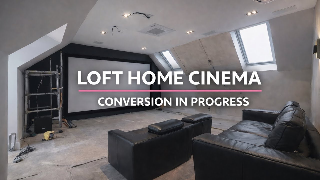 Loft Home Cinema Conversion | Work in Progress