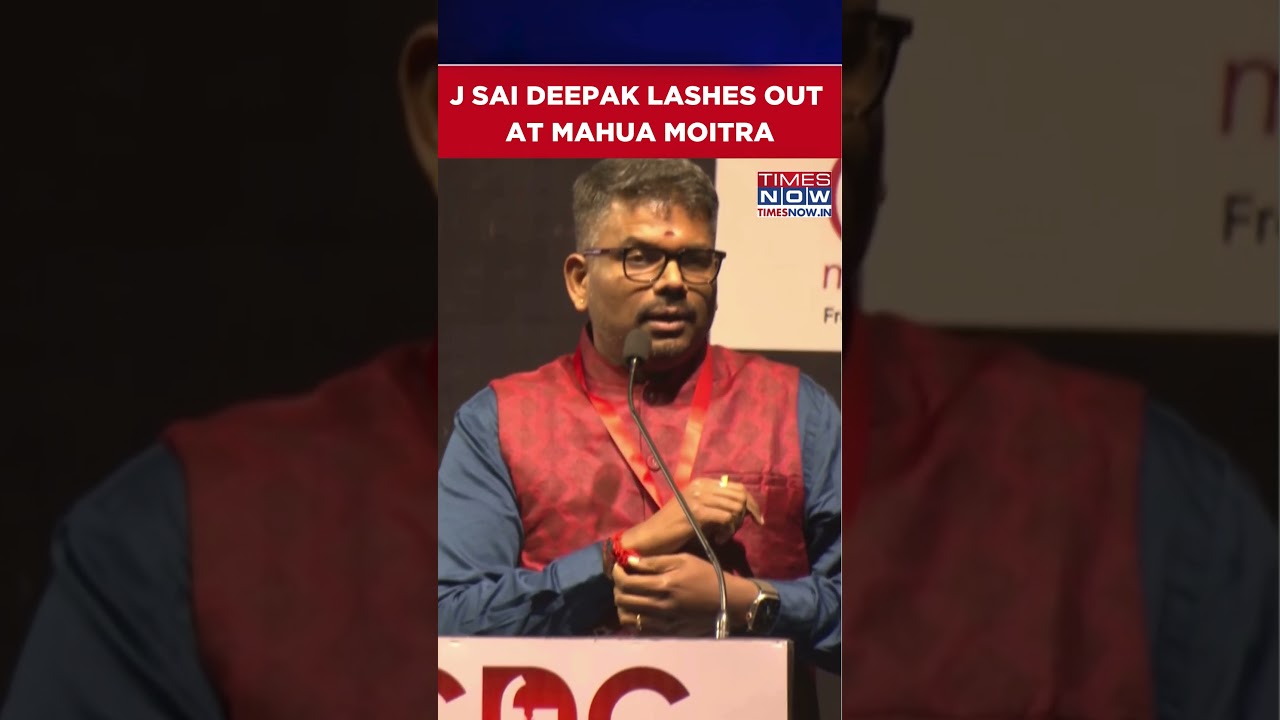 J Sai Deepak Lashes Out At Mahua Moitra; Says 'Can She Not Think About Non-Hindu...' #shorts
