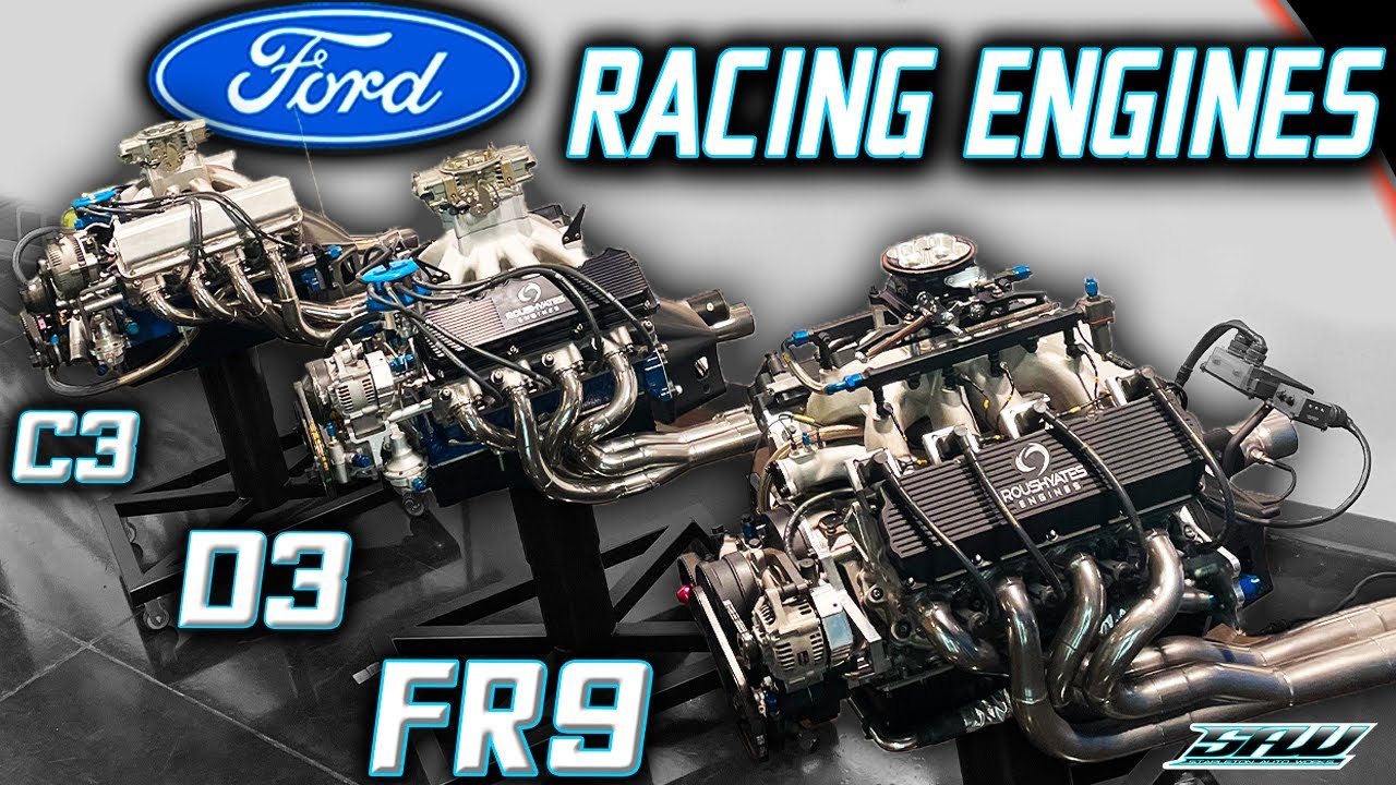 Эволюция двигателей Ford NASCAR: объяснение! 30 лет мощности Roush Yates (C3 D3 FR9)